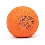 Phoenix Fitness RY929 No Bounce Medicine Slam Ball | Piccolo 3kg | Testurizzato Easy Grip | Rafforza I Muscoli Centrali, Arancione