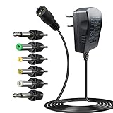EXTRASTAR 24W Alimentatore Universale USB con 6 Spine CC per 3V-12V Elettronica Domestica -2000mA Max
