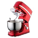GAOJINXIURZ Impastatrici Robot da Cucina in Multifunzionale Tilt-Head in Acciaio Inox 5L Chef Macchina Frullino, Dough Mixer, Coffe/Tritacarne, Juice Blender Sbattitori elettrici