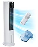 Pro Breeze OmniAir Climatizzatore Portatile Evaporativo a Torre 7 L – 105 cm, 3 velocità, telecomando, oscillazione automatica, timer, modalità sleep, naturale e umidificazione