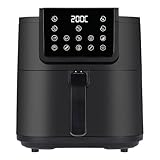 Ardes Friggisana Infinity ARFRYA05L - Friggitrice ad aria 8 litri - Airfryer +35% di spazio e tecnologia Rapid Air - Air fryer 10 in 1, temperatura e timer regolabili, display touch