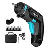 Cecotec Avvitatore Elettrico a Batteria con Accessorio Angolo 90º PowerGyro 3500 Angle Set. Batteria da 4 V e 1.500 mAh, Mandrino per Punte Esagonali da 6,35 mm, Include Valigetta e Accessori
