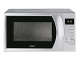 Candy Idea Forno a Microonde con Grill, 20 Litri, 700W, 6 Livelli di Potenza, Funzioni Defrost e Start Express, Child Lock, App hOn, Libera Installazione, 45,2 x 33,5 x 26,2 cm, Argento - CMG2071DS