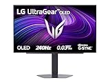 LG UltraGear OLED 27GX704A Monitor Gaming 27' QHD (2560x1440), 240Hz, 0,03ms (GtG), OLED, G-Sync, FreeSync Premium Pro, VRR, HDR 400 True Black, HDMI 2.1, DisplayPort, Hub USB, AUX, Nero