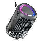 UOHHBOE Cassa Bluetooth Portatile Potente 15W Impermeabile Altoparlante Abbinamento TWS Speaker Bluetooth 5.3 15 Ore Distanza di Connessione di 30m Luce LED AUX e TF per Viaggi, All'aperto e Feste