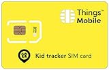 SIM Card per KIDS GPS TRACKER - Things Mobile - con copertura globale e rete multi-operatore GSM/2G/3G/4G LTE, senza costi fissi, senza scadenza e tariffe competitive, senza credito incluso
