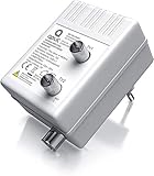 Aplic Antenna amplificatore TV con 2 uscite, guadagno + 15 dB in uscita, Full HD, DVB-T-T2, DVB-C, radiofrequenza (Uhf, Vh 10 F, Vhf)