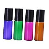 Beatifufu Bottiglie Dacqua Mediche Da 5 Ml Dispenser A Prova Di Perdite Set Da 4 Per Viaggi