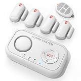 YISEELE Allarme Casa Senza Fili: Antifurto casa con Centrale 120dB e Controllo APP Gratuita - Proteggi famiglia e beni dagli intrusi in tua assenza - Salvavita Anziani – Compatibile Alexa & Google