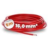 Lapp 4520046 H07V-K 16,0 mm² Rosso - Cavo di Cablaggio Flessibile in PVC - Cavo Singolo 16 mm2