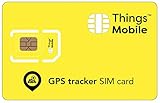SIM Card per PERSONAL GPS TRACKER - Things Mobile - con copertura globale e rete multi-operatore GSM/2G/3G/4G LTE, senza costi fissi, senza scadenza e tariffe competitive, senza credito incluso