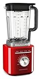 KitchenAid 5KSB20723EER Frullatore Pure Power, Motore Potente con Caraffa da 2L Senza BPA, 10 Velocità, Programmi Tritaghiaccio e Smoothie, Lame Asimmetriche Inox, Rosso Imperiale