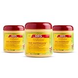Ors Hair Mayonnaise Treatment 16oz Jar (3 Pack) by Organic Root (ORS)