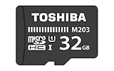 Toshiba M203 Scheda di Memoria microSDHC 32GB - 100MB/s - Classe 10 - U1 + Adattatore
