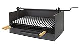 Imex la Volpe 71519 Cassetto per barbecue con sollevamento e griglia in acciaio inox