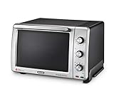 De'Longhi E024752 Sfornatutto Midi Forno Elettrico da 24 Litri con spegnimento automatico e segnale acustico di fine cottura, Friggitrice ad Aria, 7 funzioni cottura, in dotazione 2 griglie + leccarda