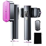 TOPPLEE Ferro da Stiro Verticale, 2 in 1 Stiratore Verticale da Portatile da 1300W, Vaporizzatore per Indumenti Solo 0,6 KG, 10 Minuti di Vapore Continuo, Ferro da Stiro a Vapore per Viaggi e Casa