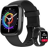 KALINCO Alexa Smartwatch, IP68 Orologio Uomo Donna, Chiamate Bluetooth, 100+ Modalità Sport, Frequenza Cardiaca/Stress/Ossigeno, Promemoria Salute, Regalo Android iOS