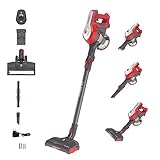 Hoover H-FREE 100 HF122RH 011 Scopa Elettrica Senza Fili, Senza Sacco, Ciclonico, Batteria 22V, Autonomia 40 Min, Grigio