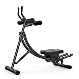Best Goods Cyclette da appartamento, pieghevole, per addominali, con poggiapolinocchio, attrezzatura per il fitness professionale, per esercizi di allenamento dei muscoli della schiena, per la casa