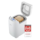 TZS First Austria Macchina per il pane con 13 programmi | 700-900 g di impasto | Timer, funzione di mantenimento in caldo | 550 W di potenza | Accessori inclusi