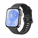 HUAWEI WATCH FIT 3, Display AMOLED da 1.82', Design ultra-sottile, Monitoraggio completo del fitness, Monitoraggio salute 24h, Compatibilità con iOS e Android, Chiamate Bluetooth, Nero