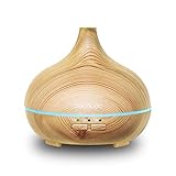 Cecotec Umidificatore ad ultrasuoni e diffusore di aromi con timer Pure Aroma 150 Yang Capacità 150 ml, timer 3 ore, 7 colori LED, funzione aromaterapia, ultra silenzioso