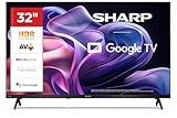 Sharp 32HF2365E - GOOGLE TV, 32' HD, FRAMELESS,60Hz, Bluetooth, Sonido 2x3W, HDMIx3,USBx2, Colore nero