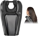 Lavandino Gonfiabile per Capelli Victop Lavandino Portatile per Shampoo Bacino Gonfiabile Lavatesta Vassoio Pieghevole Lavabo Mobile per Anziani Disabili Allettati Donne Incinte Feriti