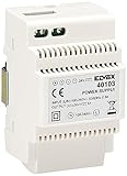 Vimar 40103 Alimentatore per Videocitofono con Uscita 24 V, Alimentazione 100-240 V 50/60 Hz, Installazione su Guida DIN (60715 Th35), 3 Moduli, Bianco
