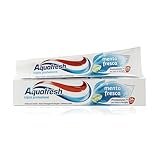 Aquafresh Dentifricio Tripla Protezione, Denti Forti, Gengive Sane, Smalto Forte, Alito Fresco, Gusto Menta Fresca, 75ml