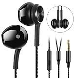 GUUVOR Auricolari,Cuffie Magnetici Sport,Auricolari in-Ear con Microfono,Resistente al Sudore,Isolamento del Rumore,Alta Definizione,Bassi Potenti,per Samsung,LG,Xiaomi, Huawei etc- Nero