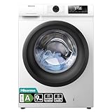 Hisense WFQE9014EVJM – Lavatrice a Carica Frontale 9 kg, Classe A, Vapore, 15 Programmi, Motore Inverter, Programma Rapido 15’, Pause & Add, Pulizia Cestello, Display LED, Bianco