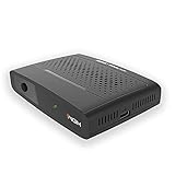 Digimediacom T8HVC VOICE, NGM Decoder Digitale Terrestre T2 con comandi vocali Alexa integrati, nero