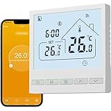 BEOK Termostato wifi per Caldaia,Termostato ambiente tuya Smart digitale Programmabile settimanale,Termostato intelligente con Alxa controllo vocale.cronotermostato wifi domestica .3A TOL47WIFI
