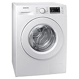 SAMSUNG WD80T4046EE/EC Levigatrice standard Serie 4, 8 kg/5 kg, B, Carica frontale, Colore Bianco, Tecnologia EcoBubble, Motore Digital Inverter, AirWash