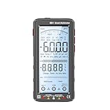 KKnoon 681 6000 Conta Multimetro digitale Smart Anti-burn Ricaricabile Misuratore universale NCV Tester LCD grande da 5 pollici con torcia retroilluminata per tensione Corrente Resistenza