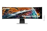 Samsung G95SC Gaming Monitor PC 124,5 cm (49') 5120 x 1440 Pixel Dual QHD OLED Argento