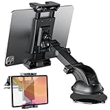OHLPRO - Supporto per tablet per cruscotto auto, ventosa girevole a 360°, supporto per iPad, compatibile con iPad da 5 a 13 pollici, iPad Samsung, supporto per tablet di navigazione GPS con