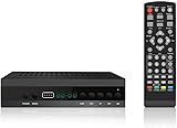 RAYPOW 2025 Nuovo decoder TV TDT DVB-T T2 H265 HEVC FTA Full HD PVR, USB, HDMI, SCART, sintonizzatore TV digitale terrestre, ricevitore digitale, Full HD 1080p JN-821T2