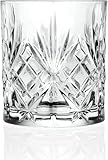 RCR Cristalleria Italiana S.p.a. Linea Melodia | Bicchieri da Acqua in Vetro Moderni Set 6 Bicchieri di Cristallo da 31 Cl