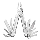 Leatherman Rebar Multi-Tool - 17 Strumenti per il fai da te e il Campeggio - Acciaio Inossidabile, Argento