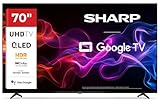 70HP5265E - TV 70 Pollici Smart TV 4K QLED DVB-T2 Wi-Fi Bluetooth colore Nero Classe energetica E