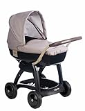 Smoby - Inglesina Carrozzina Baby Iridio, con capottina reclinabile, telaio in metallo e plastica, per bambini dai 18 mesi, 7600251183