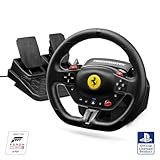 Thrustmaster T98 Ferrari 296 GTB – Volante da Corsa con Pedali per PS5, PS4 e PC, Replica Ufficiale Ferrari, Tecnologia Bungee Cord, Sensori Magnetici H.E.A.R.T