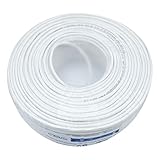 Glac Store® Cavo Cavi Allarme Bobina 6 Fili 4X0,22+2X0,50 mm 4+2 Matassa da 100 metri CCA Schermato Professionale Certificato Anti Propagazione in caso di Incendio