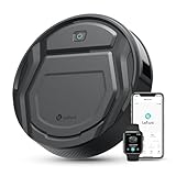 Lefant M210P Robot Aspirapolvere, 2200Pa Potenza, Potenziamento Tappeto, Ultrasottile 7,8cm, Autonomia 120 Minuti, per Tappeti, Ultrasottile 7,8 cm, Ideale per Peli Animali e Pavimenti Duri, Grigio