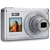 AGFA PHOTO Realishot DC9200 - Fotocamera Digitale Compatta, 24 MP, Video 4K, Zoom Ottico 10x, Schermo Doppio 2,8' + 1,54', Sensore CMOS, Stabilizzazione Immagine, Batteria al Litio - Argento