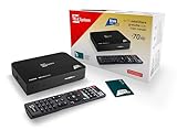 TELE System Decoder Satellitare TS9019HEVC, Smartcard tivùsat Classic (Merlin) Inclusa, Oltre 70 Canali HD Gratuiti, Aggiornamento Automatico Canali
