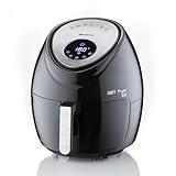 Ariete 4618 Airy Fryer XXL- Friggitrice ad Aria - Frigge 2,5 kg di Patatine Fritte - 7 Litri - Cottura Senza Olio e Grassi - 1800 Watt - Nero
